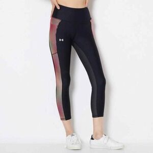 Under Armour compression pocket active athletic workout leggings plus size 1X Ne